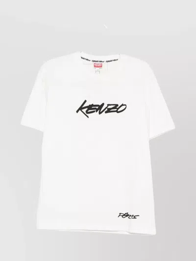 KENZO GRAPHIC PRINT CREW NECK T-SHIRT