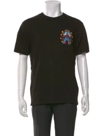 Pre-owned Kenzo Graphic Print Crew Neck T-shirt In Black