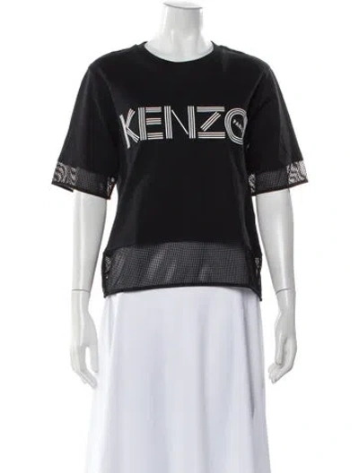 Pre-owned Kenzo Graphic Print Crew Neck T-shirt In Multi