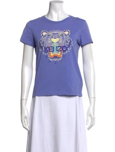 Pre-owned Kenzo Graphic Print Crew Neck T-shirt In Multi