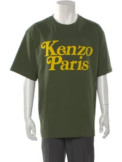 Pre-owned Kenzo Graphic Print Crew Neck T-shirt W/ Tags In Green