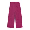Kenzo Graphic-print Elasticated Waist Pant In Pink