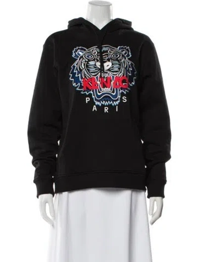 Pre-owned Kenzo Graphic Print Jacket In Black