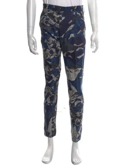 Pre-owned Kenzo Graphic Print Joggers In Blue