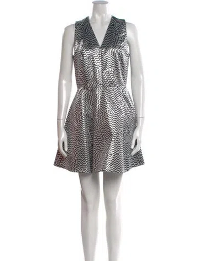 Pre-owned Kenzo Graphic Print Mini Dress In Multi