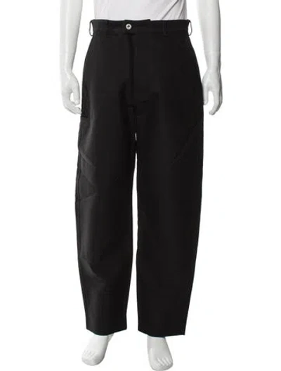 Pre-owned Kenzo Graphic Print Pants In Black