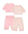 Kenzo Graphic-print Reversible Trouser Set In Pink