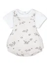 Kenzo Graphic-print Seersucker Shortie Set In Neutrals