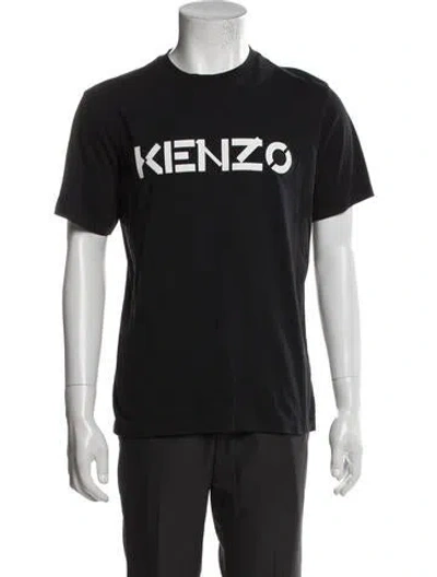 Pre-owned Kenzo Graphic Print Short Sleeve Shirt In Gray