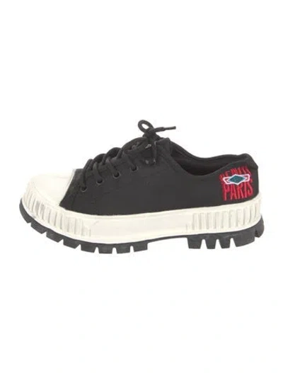 Pre-owned Kenzo Graphic Print Sneakers In Multi