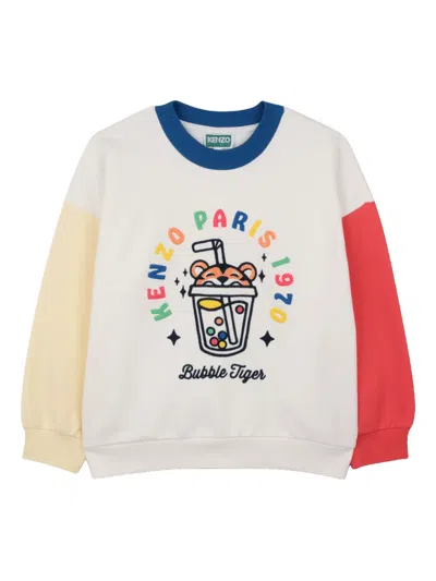 Kenzo Kids' Graphic-print Sweatshirt In Multi