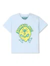 Kenzo T-shirt Mit Grafischem Print In Blau