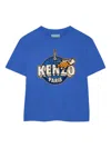 Kenzo Graphic-print T-shirt In Blue
