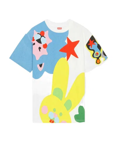 Kenzo Graphic-print T-shirt In Multicolor
