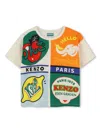 Kenzo Graphic Print T-shirt In Neutrals