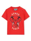 Kenzo Graphic Print T-shirt In Red