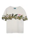 Kenzo T-shirt Mit Grafischem Print In Weiss
