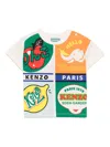 Kenzo Graphic Print T-shirt In Yellow