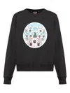 Kenzo Embroidered Sweatshirt With Crew Neck And Long Sleeves In Black