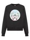 Kenzo Embroidered Sweatshirt With Crew Neck And Long Sleeves In Black