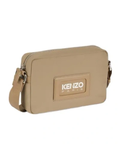 Kenzo Graphy Shoulder Bag In Nude