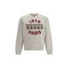 Kenzo Gray Cotton Sweatshirt In Multi
