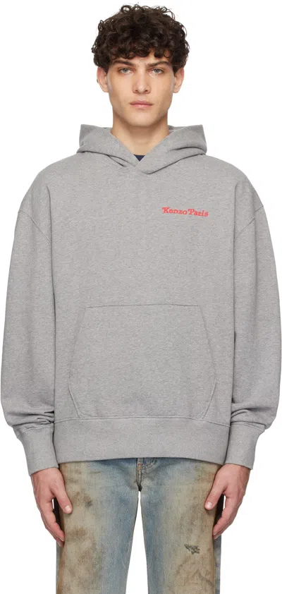 KENZO GRAY KENZO PARIS VERDY EDITION OVERSIZED HOODIE