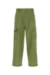 Kenzo Cotton Cargo Pant With Back And Side Pockets