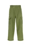 Kenzo Cotton Cargo Pant With Back And Side Pockets