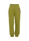 Kenzo Tiger Logo Sweatpants In Green