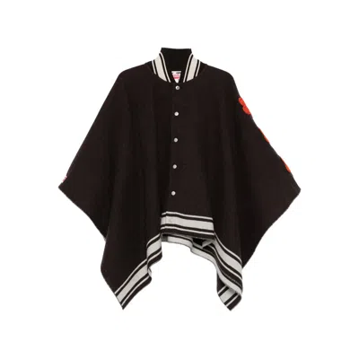 Kenzo Grey Jackets - Capes & Ponchos Women In Gray