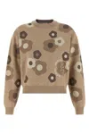 Kenzo Hana Dots Sweater In Brown