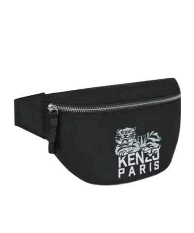 Kenzo ' Happy Tiger' Belt Bag In Black