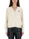 Kenzo Happy Tiger" Cardigan In Neutral