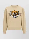 Kenzo 'happy Tiger' Crew Neck Sweatshirt