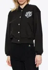 Kenzo Happy Tiger Cropped Bomber Jacket
