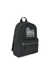 Kenzo Backpack With Adjustable Straps And Top Handle In Black