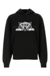 Kenzo Felpa In Cotone Nero Uomo
