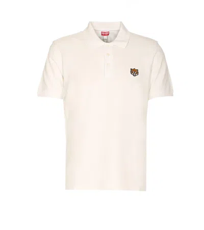 KENZO HAPPY TIGER EMBROIDERED POLO