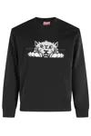 Kenzo Sweatshirt With A Distinctive Tiger Head In Black