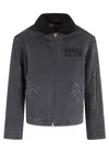 Kenzo Happy Tiger Fleece Jacket In Gray