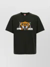 Kenzo Tiger Graphic T-shirt In Black