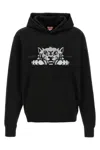 Kenzo Felpa In Cotone Nero Uomo