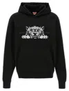 Kenzo Felpa In Cotone Nero Uomo In Black