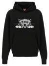 Kenzo Felpa In Cotone Nero Uomo In Black