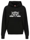 Kenzo Felpa In Cotone Nero Uomo In Black