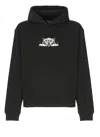 Kenzo Happy Tiger Hoodie In Black
