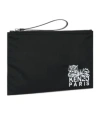 Kenzo ' Happy Tiger' Large Clutch In Black