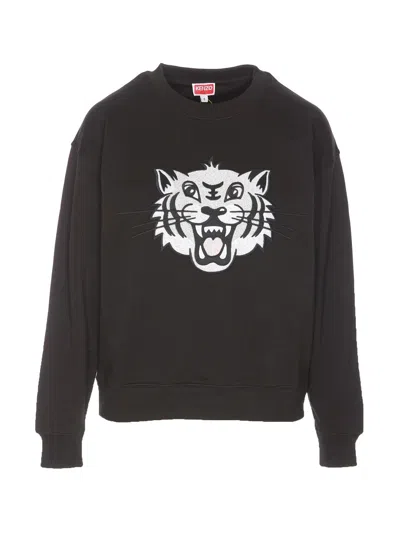 KENZO KENZO HAPPY TIGER LOGO SWEATSHIRT