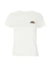 Kenzo Happy Tiger Logo T-shirt In White